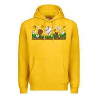 Lemon Baseball Glove With Leopard Libbey Glass Premium Hoodie - BundleAndBundleShop