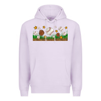Lilac Baseball Glove With Leopard Libbey Glass Premium Hoodie - BundleAndBundleShop