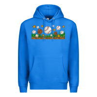 True Royal Baseball Glove With Leopard Libbey Glass Premium Hoodie - BundleAndBundleShop