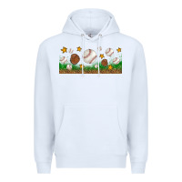 White Baseball Glove With Leopard Libbey Glass Premium Hoodie - BundleAndBundleShop