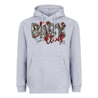 Heather Grey baby claus Heavyweight Hoodie - SublimationCraftShop