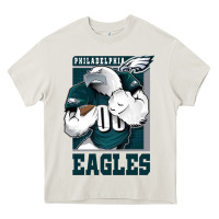 Cream Awesome Philadelpia Eagle's Fc Heavy Core Tee - tuanDangUi
