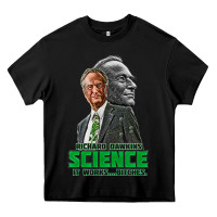 Black richard dawkins Heavy Core Tee - tuanDangUi