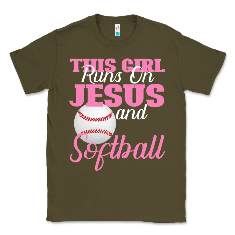 This Girl Jesus And Softball Classic Tee by Bettercallsaul | Teevron