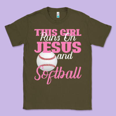 This Girl Jesus And Softball Classic Tee Designed By Bettercallsaul