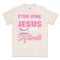 Natural This Girl Jesus And Softball Classic Tee - Bettercallsaul