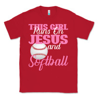 Red This Girl Jesus And Softball Classic Tee - Bettercallsaul