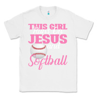 White This Girl Jesus And Softball Classic Tee - Bettercallsaul