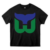 Black vintage hartford hockey   retro whalers Heavy Core Tee - tuanDangUi