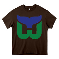Chocolate Brown vintage hartford hockey   retro whalers Heavy Core Tee - tuanDangUi