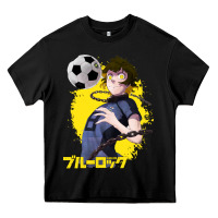 Black blue lock meguru bachira 1 Heavy Core Tee - tuanDangUi