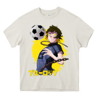 Cream blue lock meguru bachira 1 Heavy Core Tee - tuanDangUi
