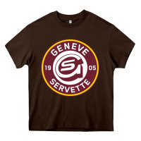 Chocolate Brown geneve servette hc swiss ice hockey sports fans gshc geneva switzerlan Heavy Core Tee - tuanDangUi