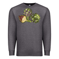 Charcoal Heather Artichoke Premium Sweatshirt - LillyAllenDesigns