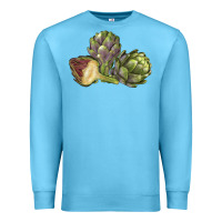 Ocean Blue Artichoke Premium Sweatshirt - LillyAllenDesigns