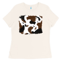 Bone cowhide Ladies Tee - RanaPortraitStore