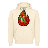 Sandshell mexican teardrop Zipper Hoodie - BundleAndBundleShop