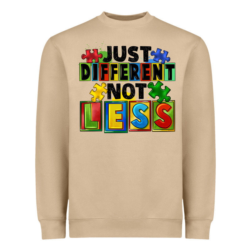 Just Different Not Less Heavyweight Sweatshirt by FaDigitalArtStudio | Teevron
