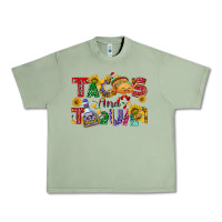 Oil Green Tacos and tequila Urban Heavy Tee - NancyCooperArtShop