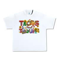 White Tacos and tequila Urban Heavy Tee - NancyCooperArtShop