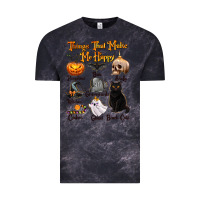 Cloud Black Things That Make Me Happy Vintage Tee - texasbilliewilder