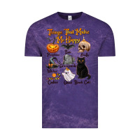 Cloud Purple Things That Make Me Happy Vintage Tee - texasbilliewilder