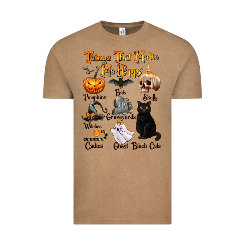 Things That Make Me Happy Vintage Tee by texasbilliewilder | Teevron