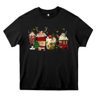 Black lumberjack coffee Heavy Core Tee - MaliasSmallBusiness