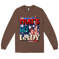 Chestnut thats my lady 4th of july Long Sleeve Tee - CowGirlArtShop