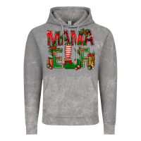 Cloud Rock Christmas Mama Elf Vintage Hoodie - NancyCooperArtShop