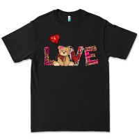 Black valentines day tedybear love Premium Tee - RanaPortraitStore
