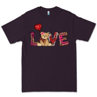 Plum valentines day tedybear love Premium Tee - RanaPortraitStore