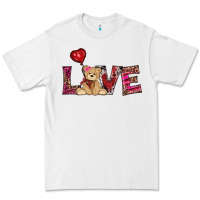 White valentines day tedybear love Premium Tee - RanaPortraitStore