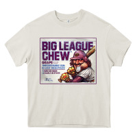 Cream big league chew Heavy Core Tee - tuanDangUi