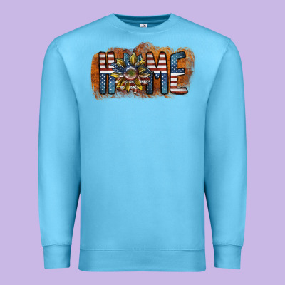 Home America Premium Sweatshirt Designed By Sublimationcraftshop