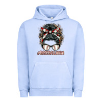 Pigment Grape Ice baseballmom messy bun Urban Hoodie - BarkalooDesign