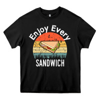 Enjoy Every Sandwich   Sandwich Gift   Sandwich Lover   Funny Gift Ide Heavy Core Tee | Teevron