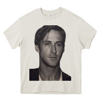 Cream ryan gosling 15 Heavy Core Tee - tuanDangUi