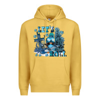 Antique Gold let's roll Premium Hoodie - FaDigitalArtStudio