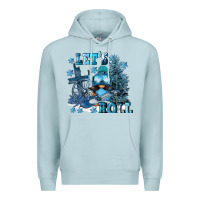 Blue Mist let's roll Premium Hoodie - FaDigitalArtStudio