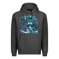 Charcoal Heather let's roll Premium Hoodie - FaDigitalArtStudio