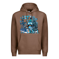 Chestnut let's roll Premium Hoodie - FaDigitalArtStudio