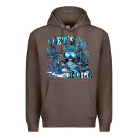 Coffee let's roll Premium Hoodie - FaDigitalArtStudio