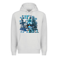 Dove Grey let's roll Premium Hoodie - FaDigitalArtStudio