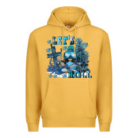 Mustard let's roll Premium Hoodie - FaDigitalArtStudio