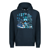 Navy let's roll Premium Hoodie - FaDigitalArtStudio