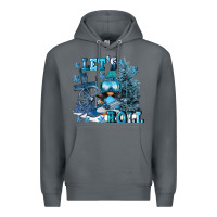 Rock let's roll Premium Hoodie - FaDigitalArtStudio