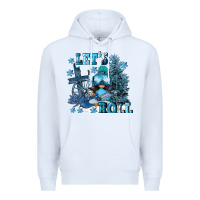 White let's roll Premium Hoodie - FaDigitalArtStudio