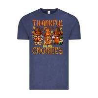 Vintage Denim thankful for my gnomies Vintage Tee - NancyCooperArtShop
