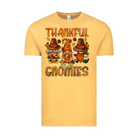 Vintage Mustard thankful for my gnomies Vintage Tee - NancyCooperArtShop